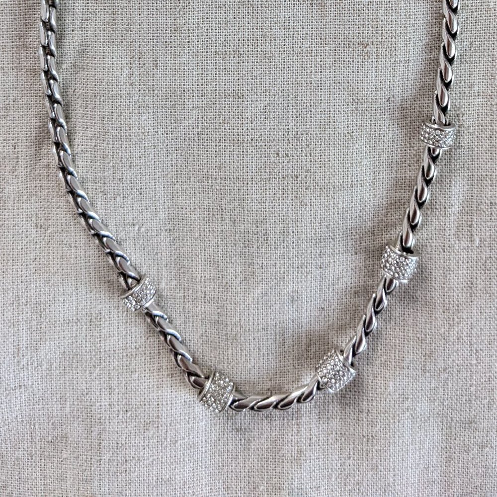 Brighton Meridian Necklace Silver